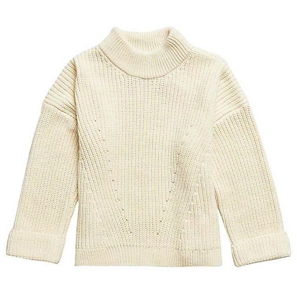Superdry Stitch Deflected Tunic Pullover XS Cream günstig online kaufen