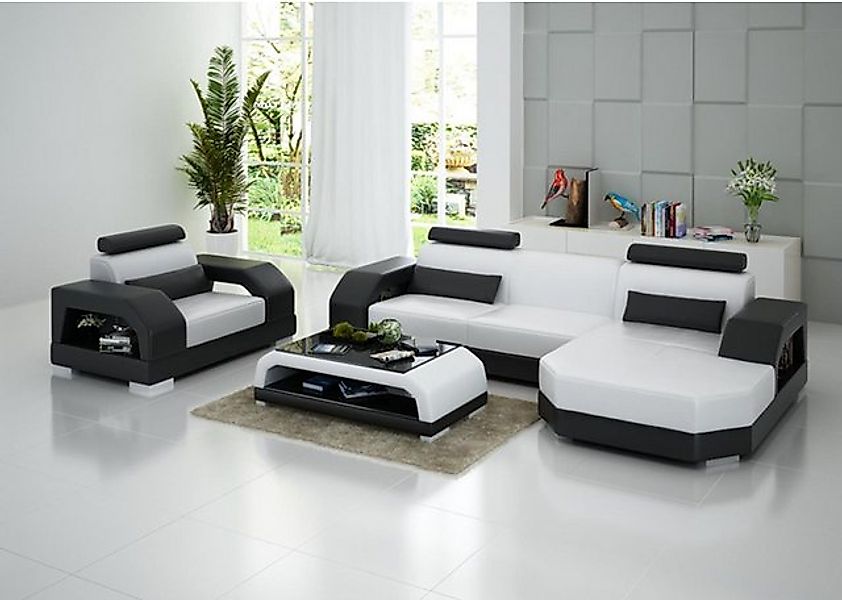 Xlmoebel Ecksofa Ecksofa Massivholz hochwertig modern elegant, 2 Teile, Her günstig online kaufen