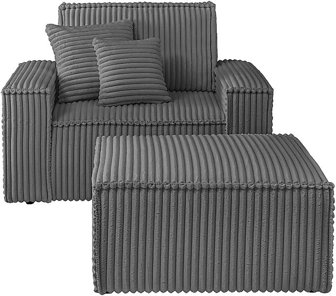 andas Loveseat »Finnley«, (2 St.), Loveseat und Hocker im Set, passend zur günstig online kaufen