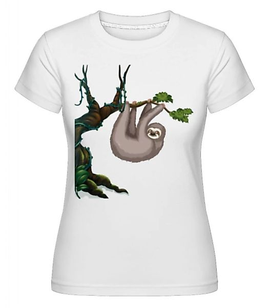 Faultier Hängt Am Baum · Shirtinator Frauen T-Shirt günstig online kaufen