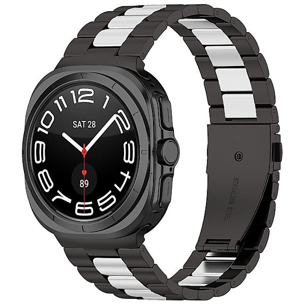 Wigento Smartwatch-Armband Für Samsung Galaxy Watch 8 / 8 Classic Edelstahl günstig online kaufen