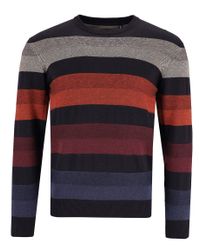 Hajo Rundhalspullover Rundhalspullover in Farbverlauf allover günstig online kaufen