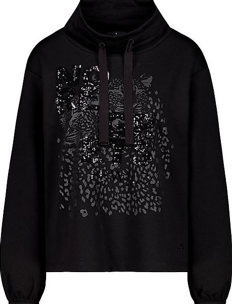 Monari Sweatshirt Sweatshirt mit tonigem Print schwarz günstig online kaufen