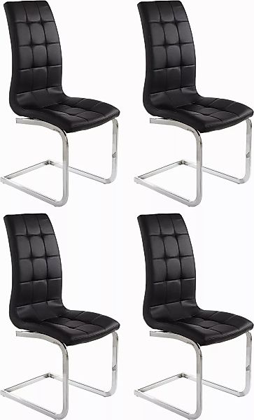 INOSIGN Freischwinger "Lola", (Set), 4 St., Kunstleder, 2 oder 4 Stück, Bez günstig online kaufen