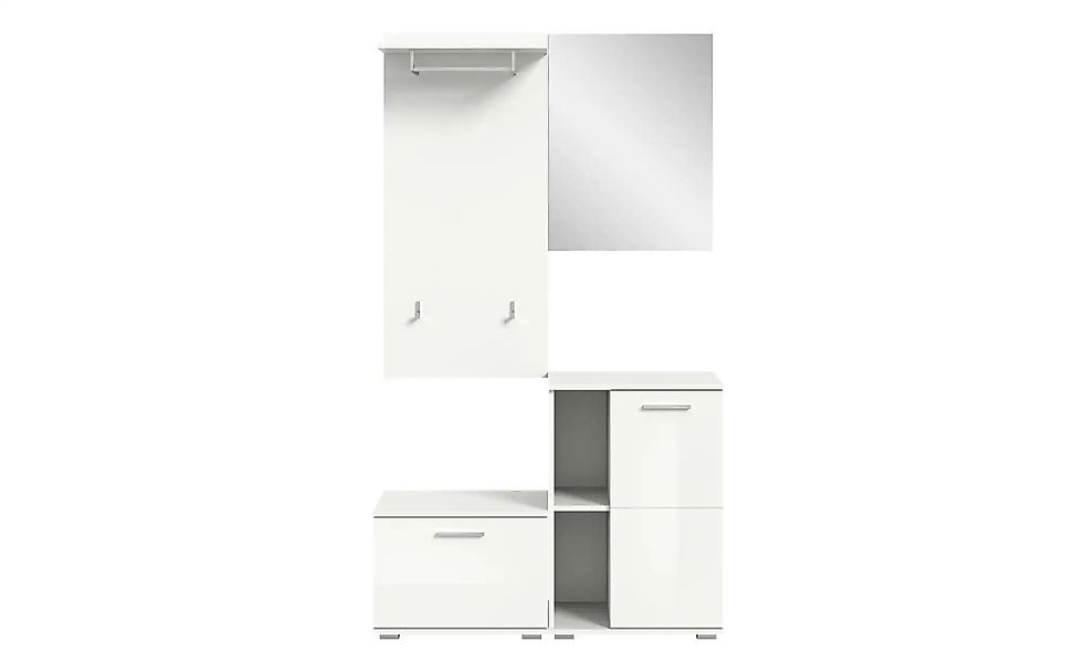 Garderoben-Set   ¦ weiß ¦ Maße (cm): B: 110 H: 191 Garderoben & Kleiderstan günstig online kaufen