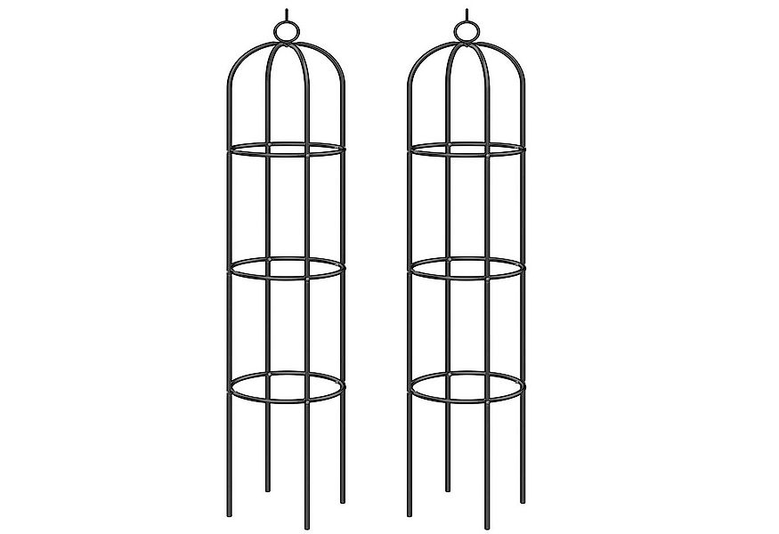 Deuba Spalier, 2er Set Rosensäule - Rankhilfe 200x40cm günstig online kaufen