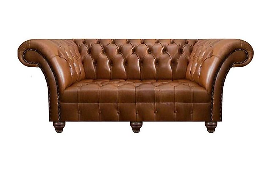 JVmoebel 3-Sitzer Brauner Chesterfield Leder Dreisitzer Wohnzimmer Moderne, günstig online kaufen