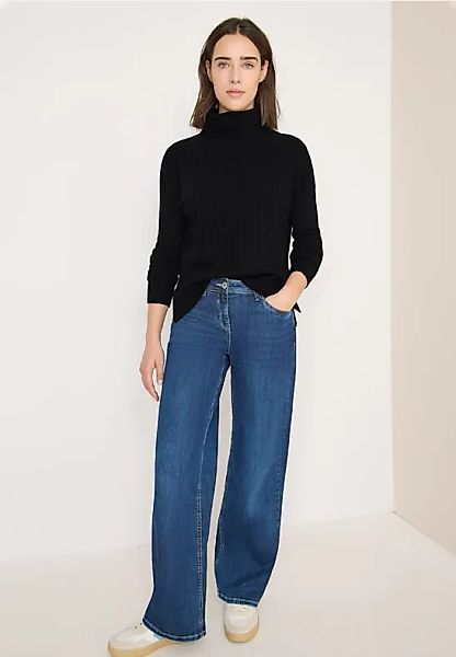 Struktur Rollkragenpullover günstig online kaufen