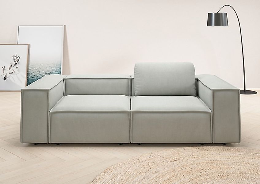 Home affaire 2-Sitzer »Watertown, modernes Sofa 246 cm breit, auch in Feinc günstig online kaufen