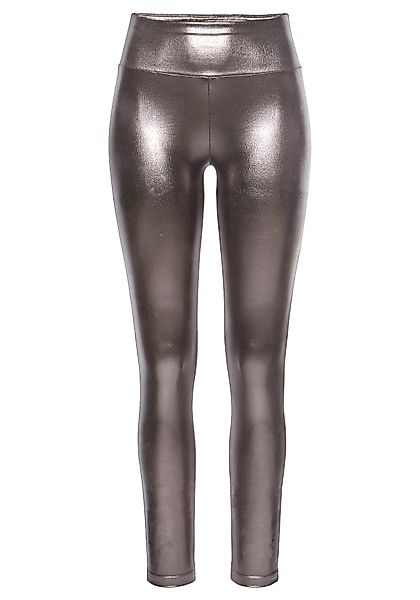 LASCANA Leggings, mit glänzender Beschichtung günstig online kaufen