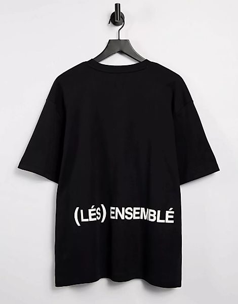River Island – Les Ensembles – T-Shirt in Schwarz günstig online kaufen