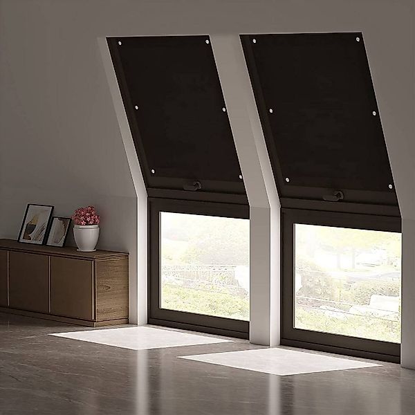 Dachfensterrollo, Woltu, 1x Thermorollo Dachfenster ohne günstig online kaufen