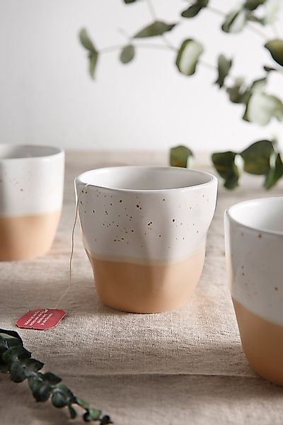 my home Becher »Teebecher, modernes Geschirr-Set Bruddesta, 4er Set« hohe H günstig online kaufen