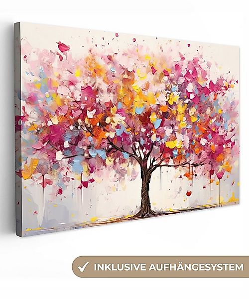 OneMillionCanvasses® Leinwandbild Aquarell - Baum - Kunst - Abstrakt, Fotod günstig online kaufen
