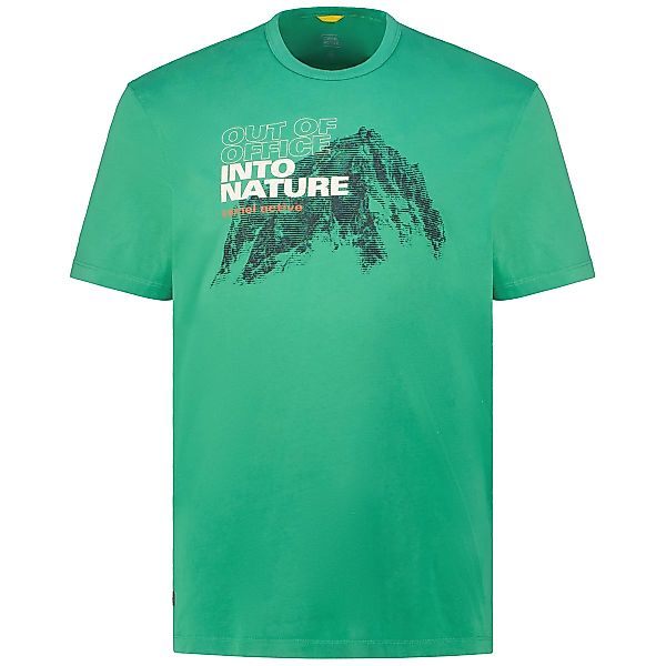 camel active T-Shirt mit Garment-Dye-Färbung Farbe grün Größe: 5XL günstig online kaufen