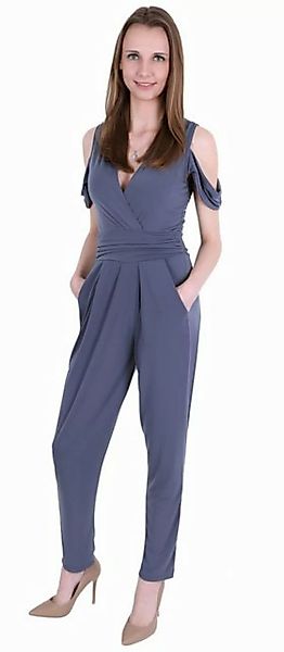 Sarcia.eu Culotte-Overall Schwarzgrauer Overall mit freien Schultern John Z günstig online kaufen