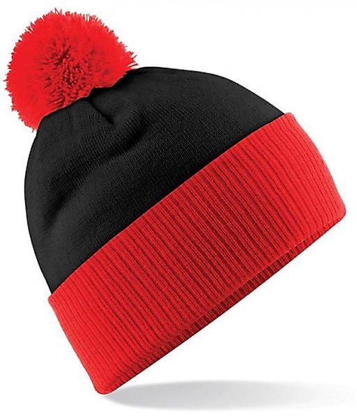 Beechfield® Bommelmütze Snowstar Two-Tone Beanie Wintermütze günstig online kaufen
