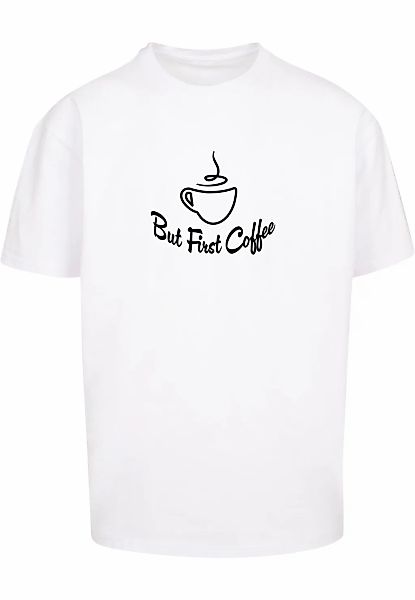 Merchcode T-Shirt "Merchcode Herren But First Coffee Heavy Oversized Tee" 1 günstig online kaufen