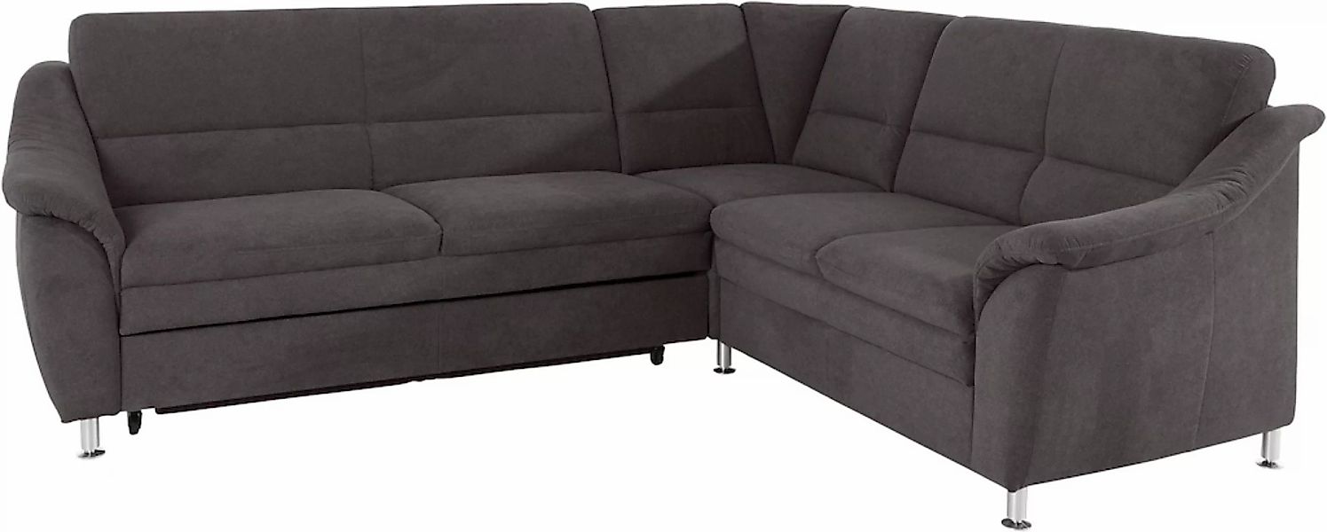 Places of Style Ecksofa »Cardoso L-Form«, Federkern, wahlweise mit Bett, Sc günstig online kaufen