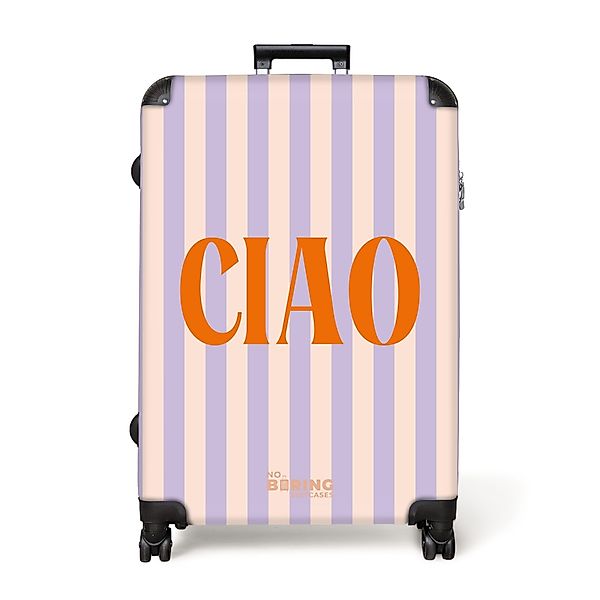 NoBoringSuitcases.com© Hartschalen-Trolley Das Zitat "ciao" in günstig online kaufen