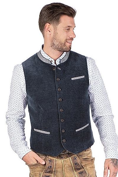 Spieth & Wensky Trachtenweste Cordweste - FRITZ - blau günstig online kaufen