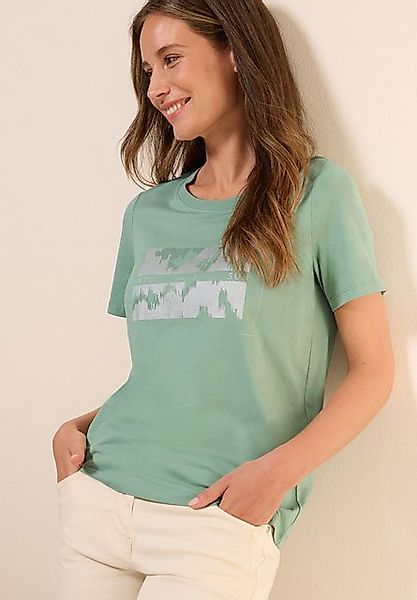 Cecil T-Shirt mit Folienprint günstig online kaufen