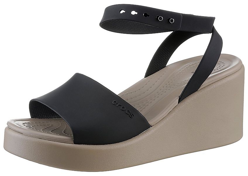 Crocs Brooklyn Ankle Strap Wedge Keilsandalette, Plateausandale, Sandale in günstig online kaufen