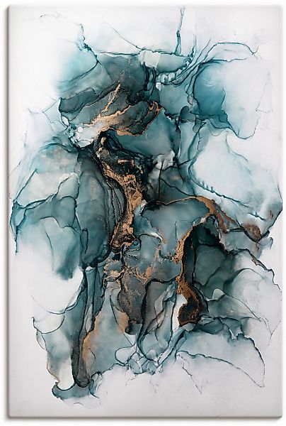 Artland Leinwandbild "Samurai" Gegenstandslos 1 Stk. tlg. auf Holzrahmen ge günstig online kaufen