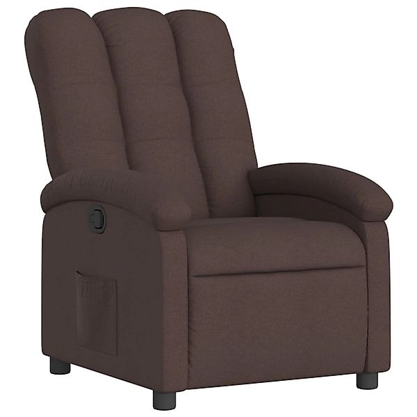 vidaXL Sessel Relaxsessel Dunkelbraun Stoff (1-St) günstig online kaufen