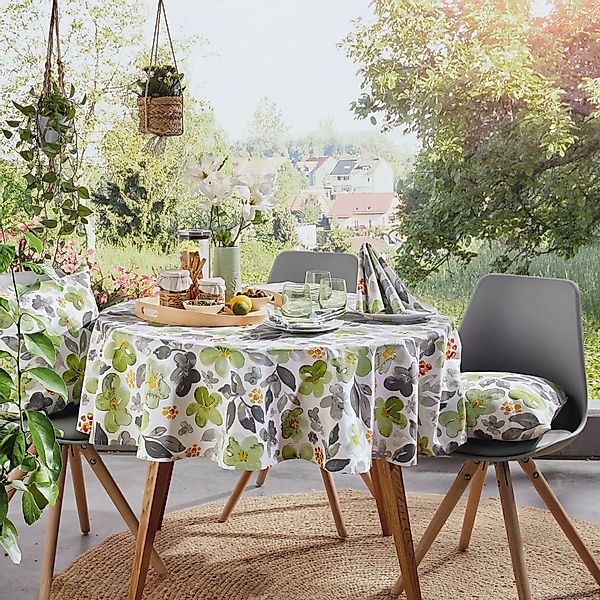 REDBEST Tischdecke Tischdecke, Baumwolle Blumen günstig online kaufen