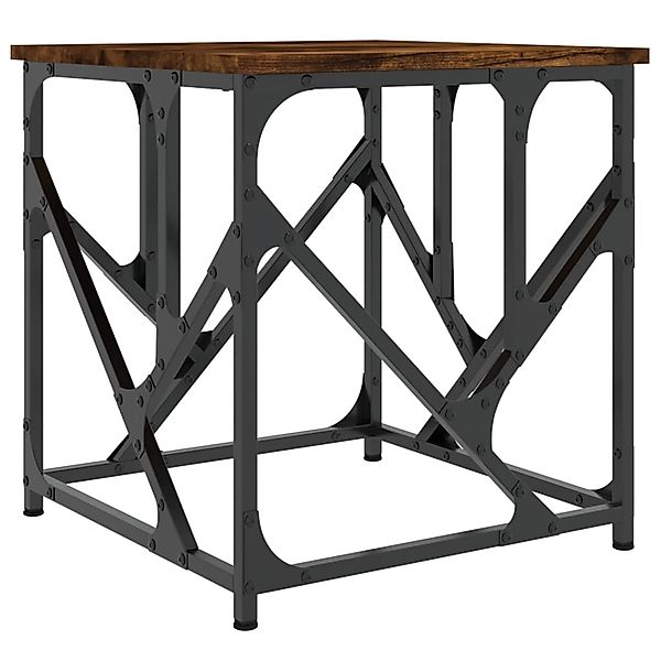 vidaXL Couchtisch Räuchereiche 45x45x47,5 cm Holzwerkstoff 834122 günstig online kaufen