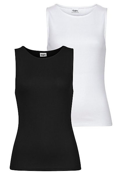 Buffalo Tanktop (Packung, 2er-Pack) aus weicher Rippware günstig online kaufen