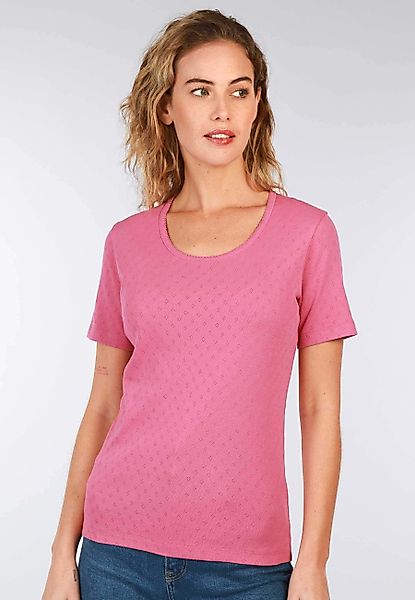 Sorgenfri Sylt T-Shirt Maren Ajour-Strickdetails günstig online kaufen