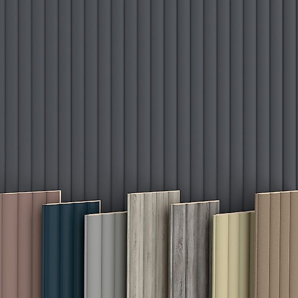 Hexim Wanddekoobjekt Start / Abschlussprofil Wave De Luxe Sandgrey (Wave La günstig online kaufen