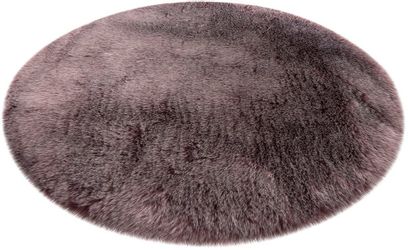 Obsession Fellteppich "My Samba 495" rund 40 mm Höhe Kunstfell, handgetufte günstig online kaufen