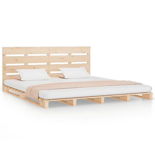 vidaXL Bett, Massivholzbett ohne Matratze 180x200 Kiefernholz günstig online kaufen