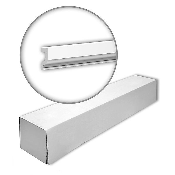 PROFHOME 651391-Box Wandleisten 1 Karton Set mit 20 Friesleisten 40 m Weiß günstig online kaufen