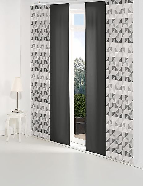 Wirth Schiebegardine "Berlare" Paneelwagen 1 Stk. tlg. Inkl. Montagezubehör günstig online kaufen