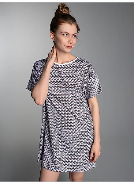 Trigema Nachthemd "TRIGEMA Bigshirt mit Allover-Pinguin-Print", (1 tlg.) günstig online kaufen