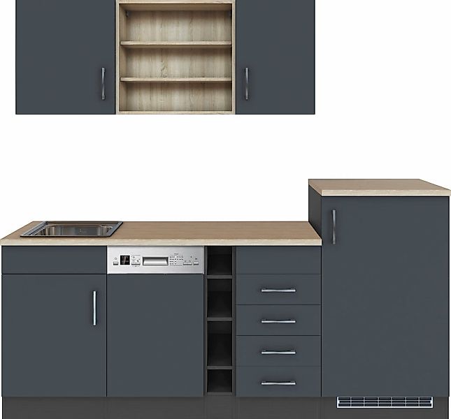 HELD MÖBEL Küche "Mali", Breite 210 cm, mit E-Geräten günstig online kaufen