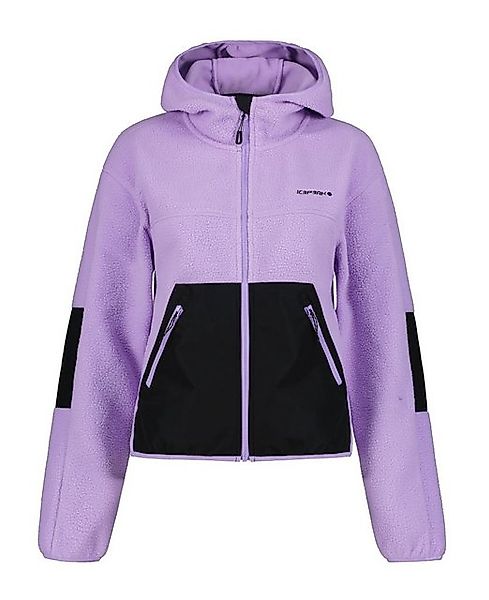 Icepeak Fleecejacke LAVENDER mit Logoprägung auf der Brust günstig online kaufen