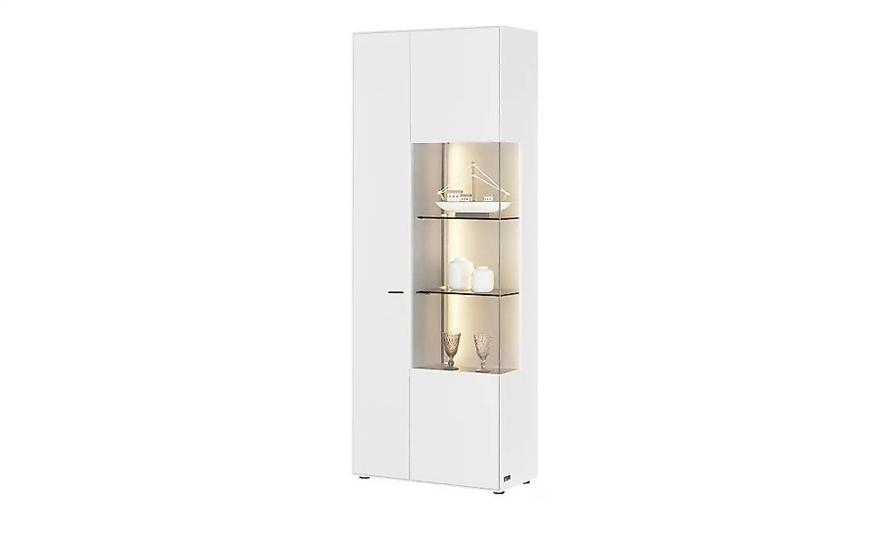 Jette Home Vitrine  Como ¦ weiß ¦ Maße (cm): B: 77 H: 206 T: 38.0 Schränke günstig online kaufen