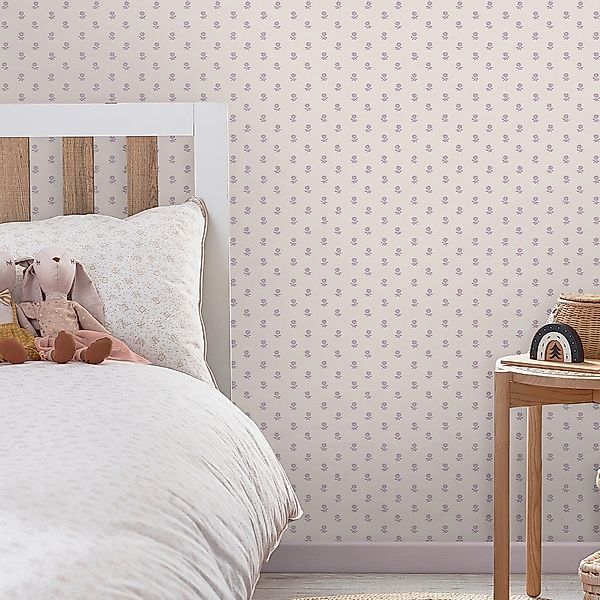 LAURA ASHLEY Vliestapete »Daisy Lavender Purple«, 10mx52cm günstig online kaufen