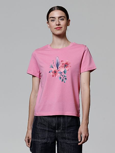 wat? Apparel T-Shirt Blume in Wasserfarbe günstig online kaufen