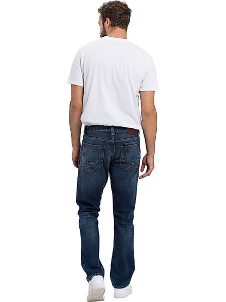 Cross Jeans Herren Jeans Dylan - Regular Fit - Blau - Dark Blue günstig online kaufen