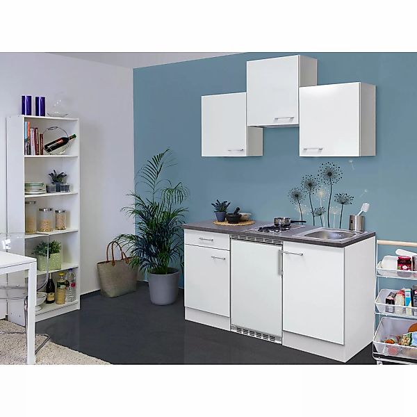 Flex-Well Pantryküche "Lucca", Breite 150,5 cm, mit Unterbau-Kühlschrank, K günstig online kaufen