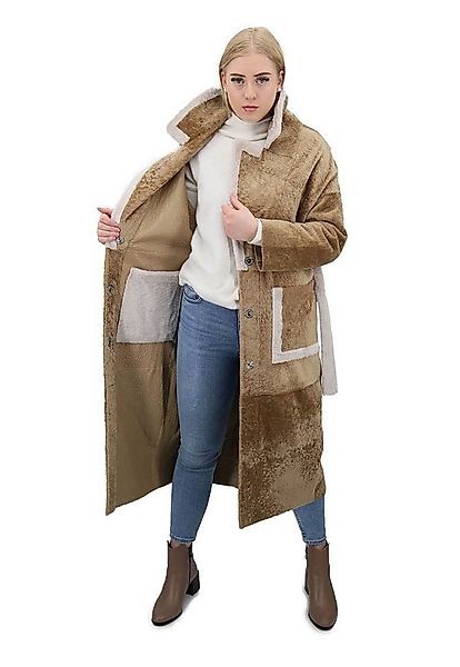 Hollert Wintermantel Lammfellmantel Shearling zum Wenden Lammfellmantel She günstig online kaufen