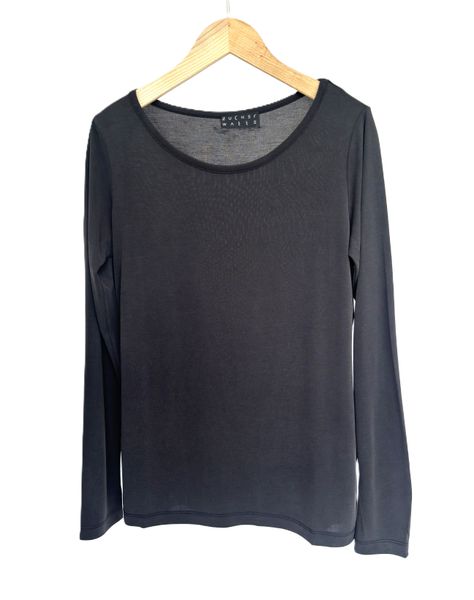 Zuckerwatte Langarmshirt mit Rundhalsausschnitt aus feinster günstig online kaufen