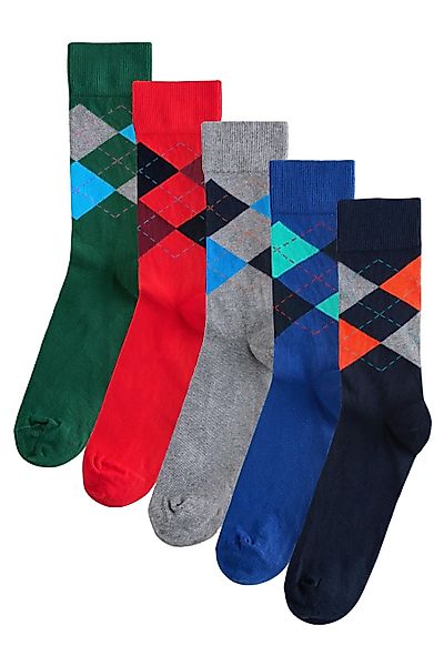 Next Kurzsocken Gemusterte Socken, 5er-Pack (5-Paar) günstig online kaufen