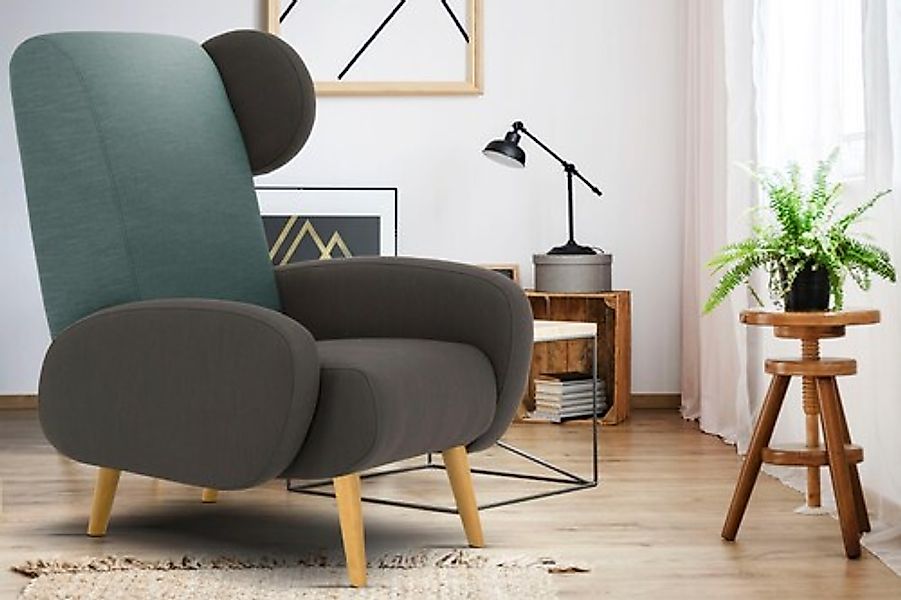 Home affaire Sessel »Gox Ohrensessel«, in außergewöhnlicher stylischer Opti günstig online kaufen
